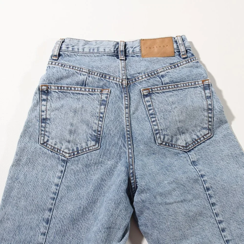 Topshop Ovoid Crop Moto Jeans - Picture 7 of 14